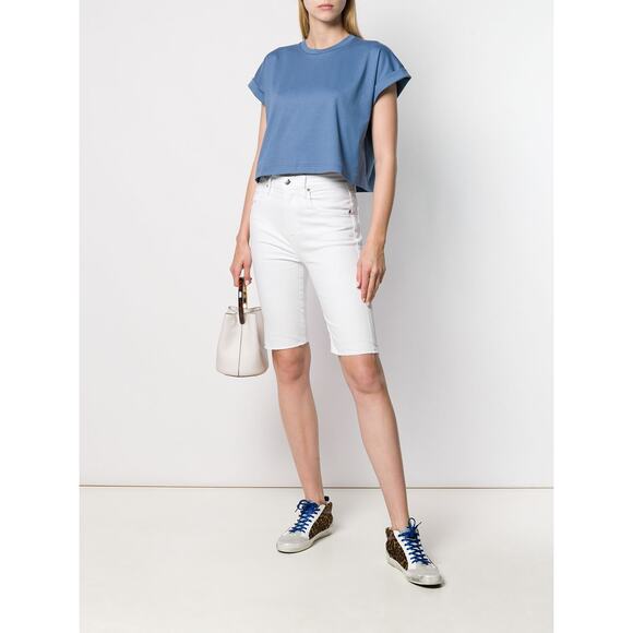 FRAME Women's Blanc Le Vintage Bermuda Shorts Size 26 NWT